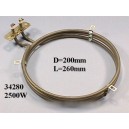 resistance de four circulaire 2500 w
